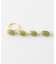 SMELLY so’　oval yellow jade ring