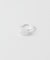 SMELLY so’　oval white jade ring