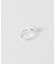 SMELLY so’　oval white jade ring