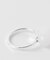 SMELLY so’　oval white jade ring
