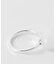 SMELLY so’　oval white jade ring