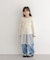 ワッフルパイピングロングスリーブTシャツ(KIDS)