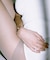 SMELLY so’　white jade bracelet
