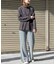 FORK&SPOON　カットフレアパンツ