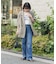 『3サイズ展開』綿麻デニムストレートパンツ