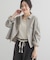 デニムショート丈シャツ