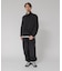 NYLON WIDE EASY PANTS