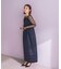 ANDRESD　RIBBONS DRESS×SHEER TOPS