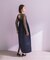 ANDRESD　RIBBONS DRESS×SHEER TOPS