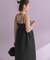 ANDRESD　RIBBONS DRESS×SHEER TOPS