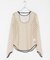 ANDRESD　RIBBONS DRESS×SHEER TOPS