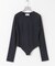 new basic　WASHABLE WOOL CONTOUR TOP