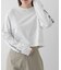 FORK&SPOON　スリーブロゴクロップドTシャツ