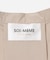MARILYN MOON　TUCK PLEATS JABOT BLOUSE