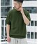 『WEB限定』変形カノコ半袖クルーネックニット