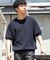 『WEB限定』変形カノコ半袖クルーネックニット