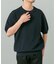 『WEB限定』変形カノコ半袖クルーネックニット