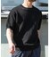 『WEB限定』変形カノコ半袖クルーネックニット