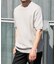 『WEB限定』変形カノコ半袖クルーネックニット
