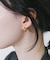 ステンレスプックリミニフープピアス