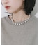 ステンレスパールビーズネックレス