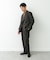 LIFE STYLE TAILOR　ウーリーノグレンチェックダブルジャケット