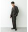 LIFE STYLE TAILOR　ウーリーノグレンチェックダブルジャケット