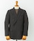 LIFE STYLE TAILOR　ウーリーノグレンチェックダブルジャケット