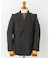 LIFE STYLE TAILOR　ウーリーノグレンチェックダブルジャケット