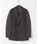 LIFE STYLE TAILOR　ウーリーノグレンチェックダブルジャケット