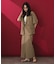 『UR TECH DRYLUXE』リネンライクスリットタイトスカート