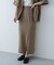 『UR TECH DRYLUXE』リネンライクスリットタイトスカート
