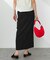 『UR TECH DRYLUXE』リネンライクスリットタイトスカート