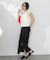 『UR TECH DRYLUXE』リネンライクスリットタイトスカート