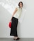 『UR TECH DRYLUXE』リネンライクスリットタイトスカート