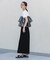 『UR TECH DRYLUXE』リネンライクスリットタイトスカート