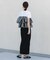 『UR TECH DRYLUXE』リネンライクスリットタイトスカート