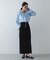 『UR TECH DRYLUXE』リネンライクスリットタイトスカート