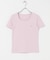 『一部WEB限定カラー』ラウンドネックリブTシャツ(半袖)
