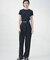 new basic　HIGH TWIST WOOL PANTS
