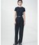 new basic　HIGH TWIST WOOL PANTS