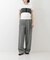 new basic　HIGH TWIST WOOL PANTS
