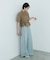 クロップドペプラムシャーリングシャツ