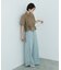 クロップドペプラムシャーリングシャツ
