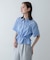クロップドペプラムシャーリングシャツ