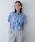 クロップドペプラムシャーリングシャツ