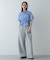 クロップドペプラムシャーリングシャツ