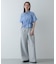 クロップドペプラムシャーリングシャツ