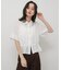 クロップドペプラムシャーリングシャツ