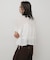 クロップドペプラムシャーリングシャツ